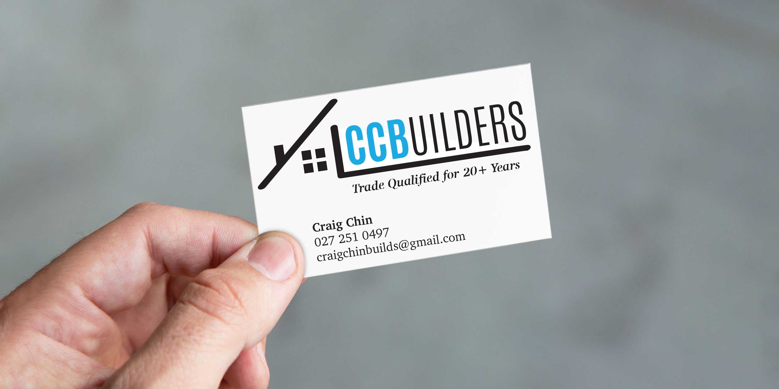 CCB Builders Business Card Design